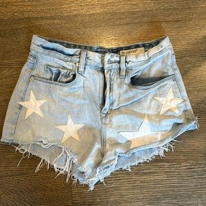 Blank NYC Star Denim Shorts